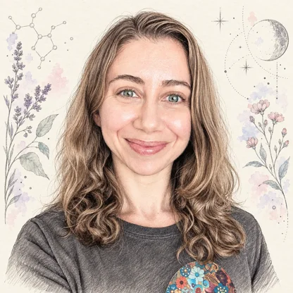Illustrated portrait of Claire Almand.